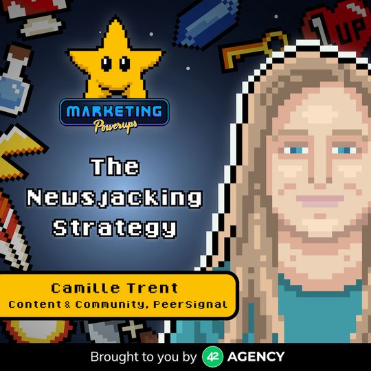 Camille Trent's newsjacking technique that doubled PeerSignal's email list from 6K to 12K in 45 days