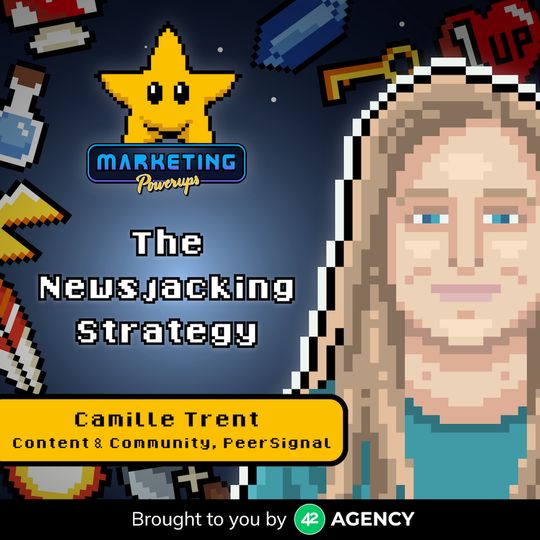 Camille Trent's newsjacking technique that doubled PeerSignal's email list  from 6K to 12K in 45 days