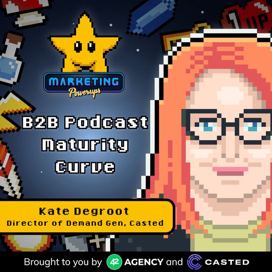 Casted's B2B Podcast Maturity Curve ft. Kate DeGroot